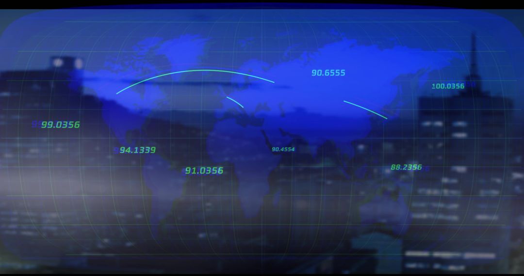 Digital Map Projection on Skyline Enhancing Urban Connectivity
