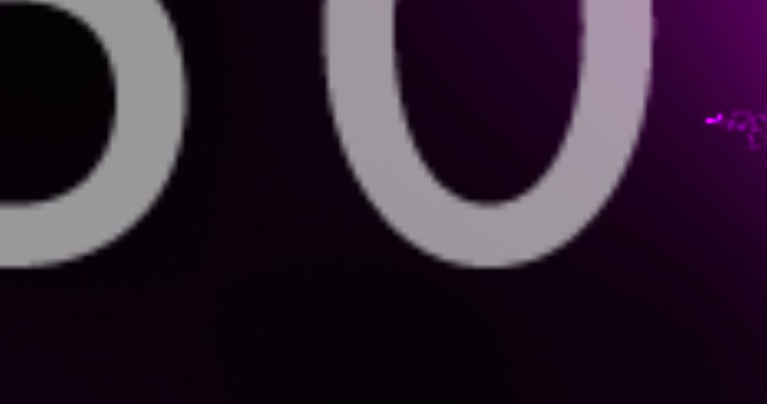 Abstract Digital Pattern with White Number on Black Background