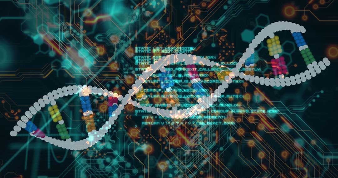 Digital Medical Data Interface with DNA Helix Design