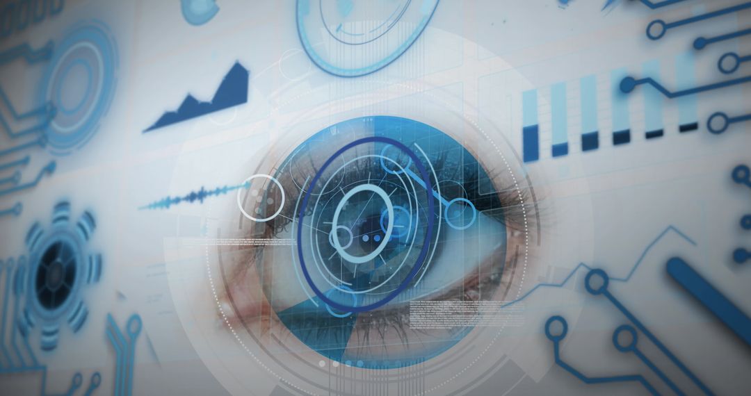 Digital Eye Scanning Technology with Data Overlay