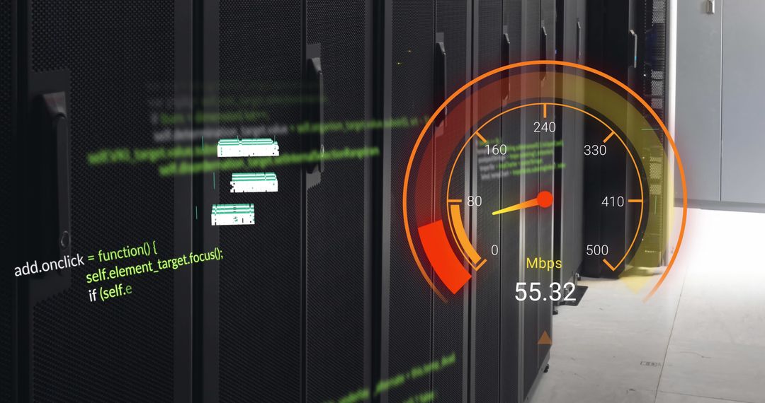 High-Speed Data Transmission in Modern Server Room