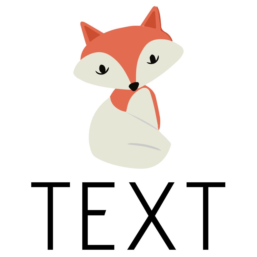 Minimalist Serene Fox Illustration for Branding