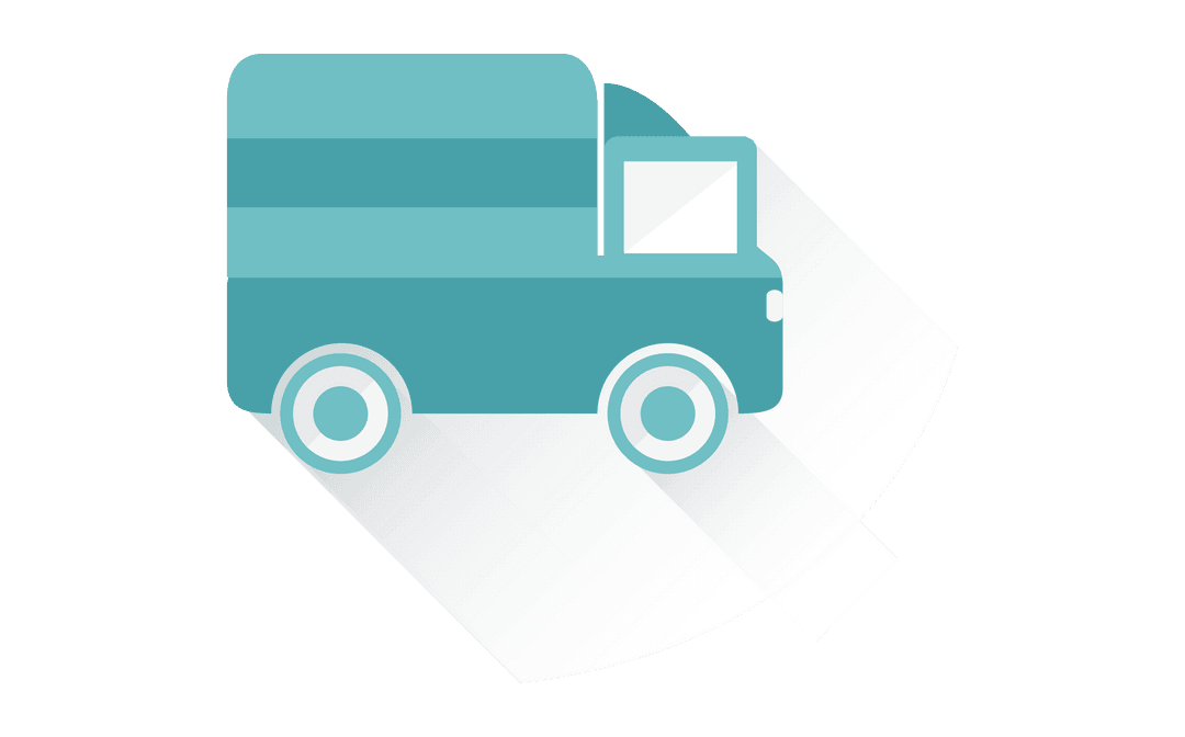 Modern Transparent Tempo Icon with Long Shadow