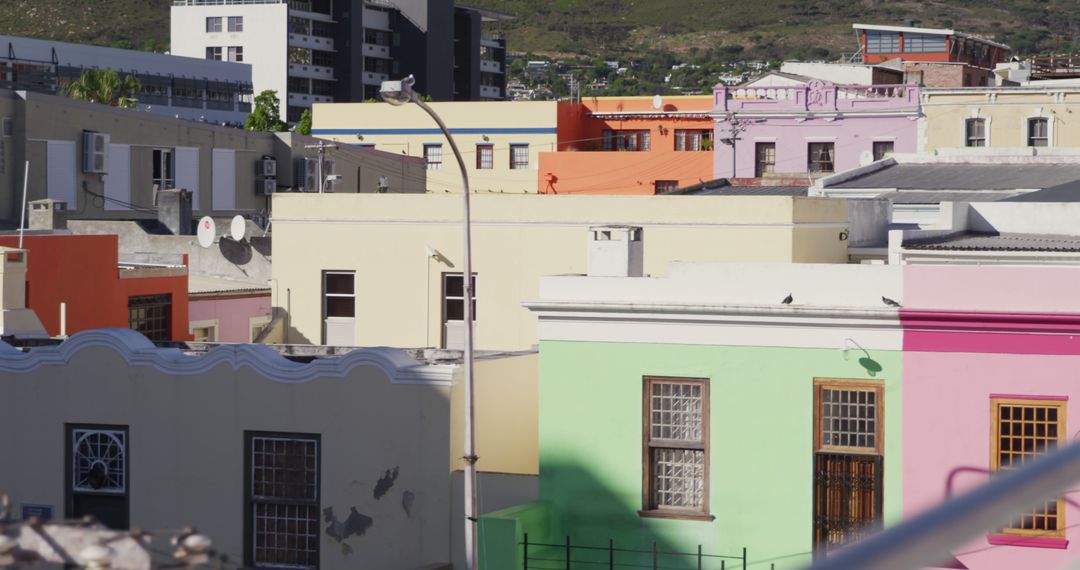 Colorful Houses in Bo-Kaap Neighborhood - Free Images, Stock Photos and Pictures on Pikwizard.com