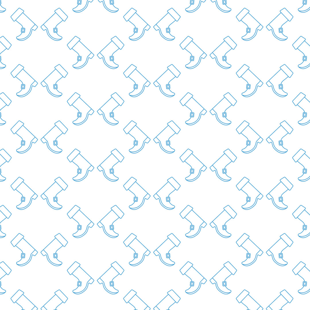 Blue Shoe Pattern on Transparent Background for Graphic Design Use