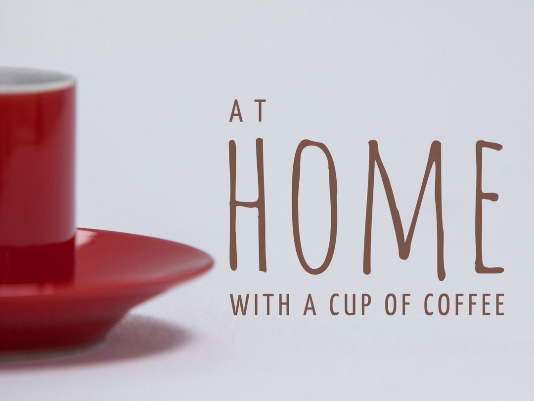 Red Coffee Cup Symbolizing Cozy Break at Home - Download Free Stock Templates Pikwizard.com