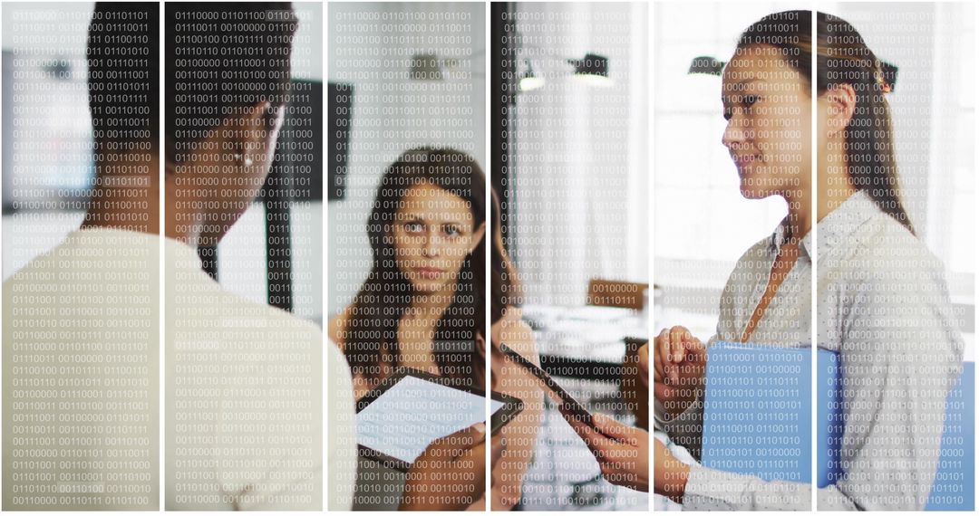 Diverse Business Team Analyzing Data and Digital Insights