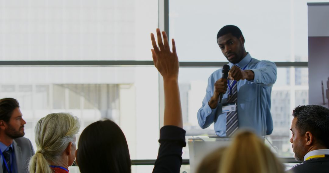 Business Seminar Speaker Engaging Interactive Audience Participation