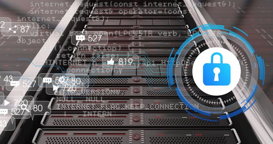 Secured Data Center with Digital Security Interface