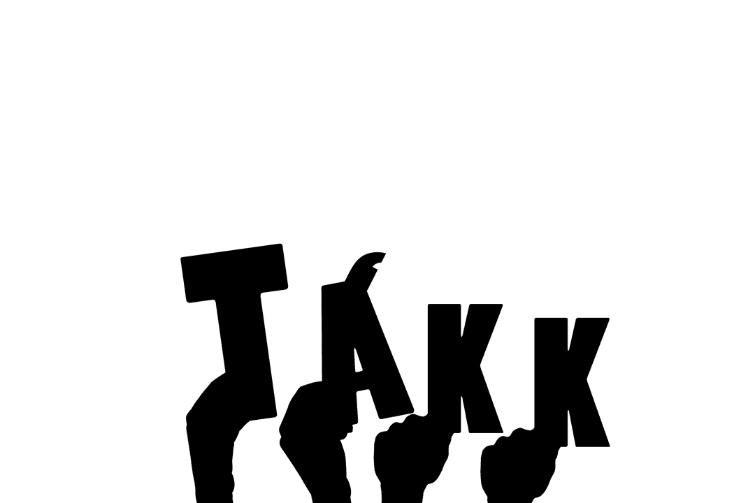 Transparent Illustration of Hands Tack Pinned with Takk Text