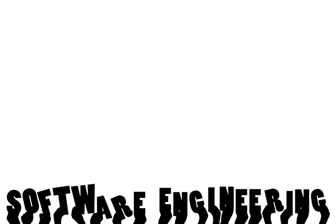 Transparent Hands Holding Software Engineering Silhouette