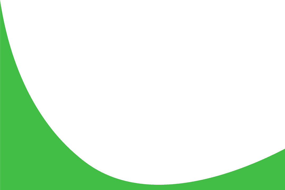 Green Abstract Curve on Transparent Background Digital Illustration