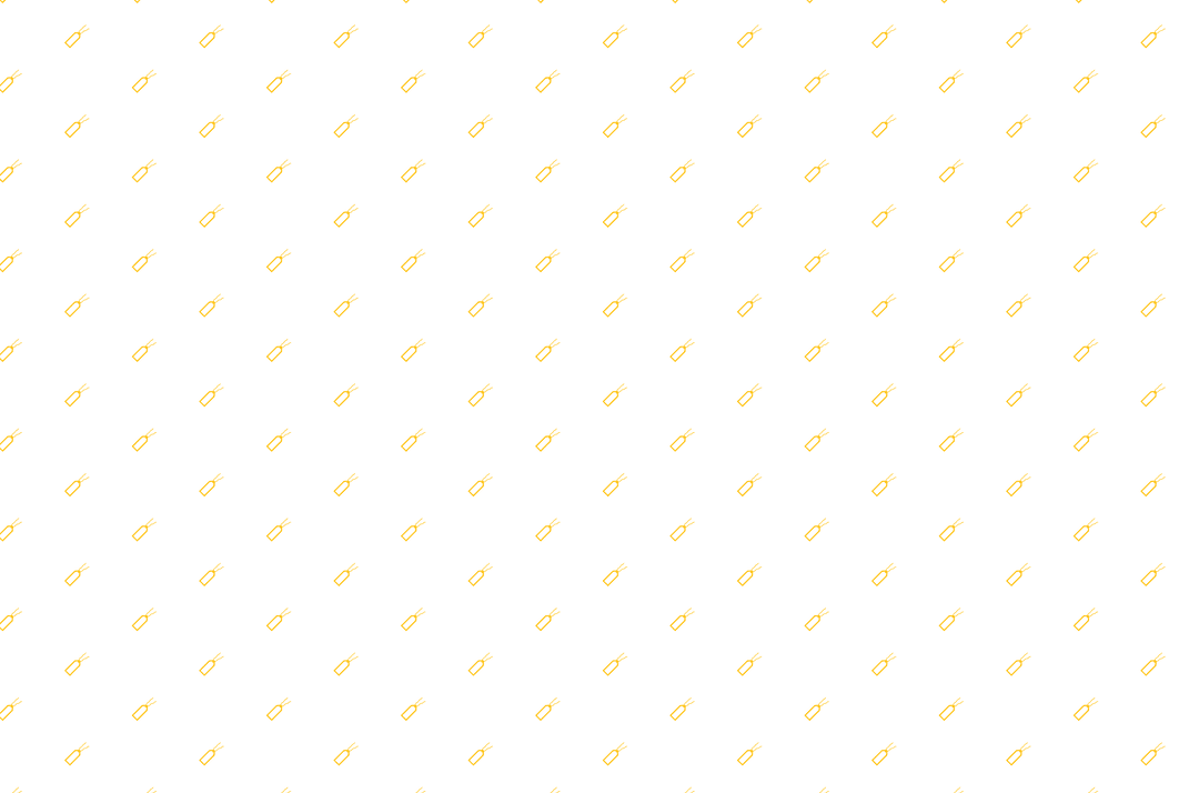 Pattern of Yellow Petals on Transparent Background