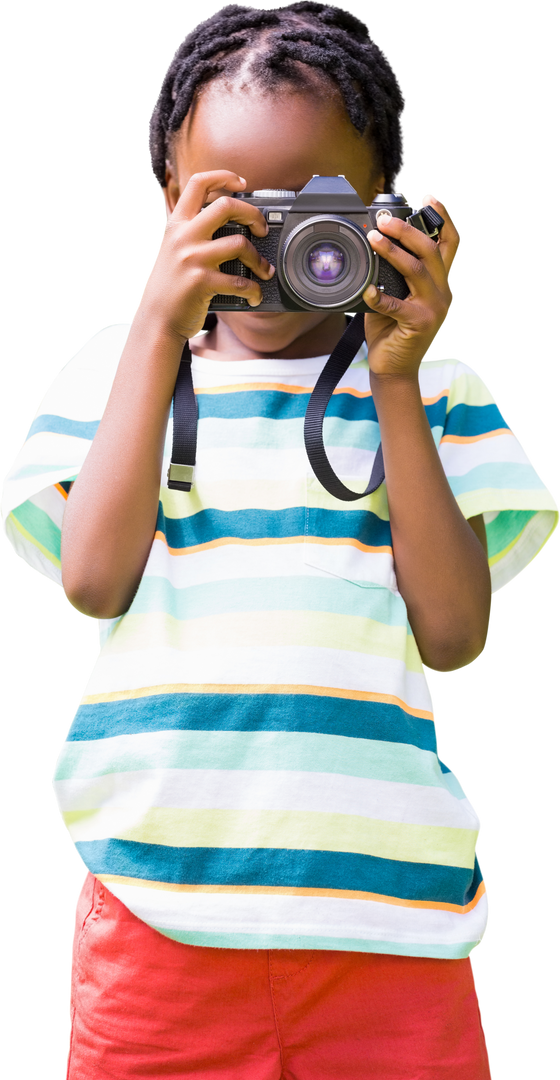 Transparent Background of Young Girl with Digital Camera - Download Free Stock Images Pikwizard.com