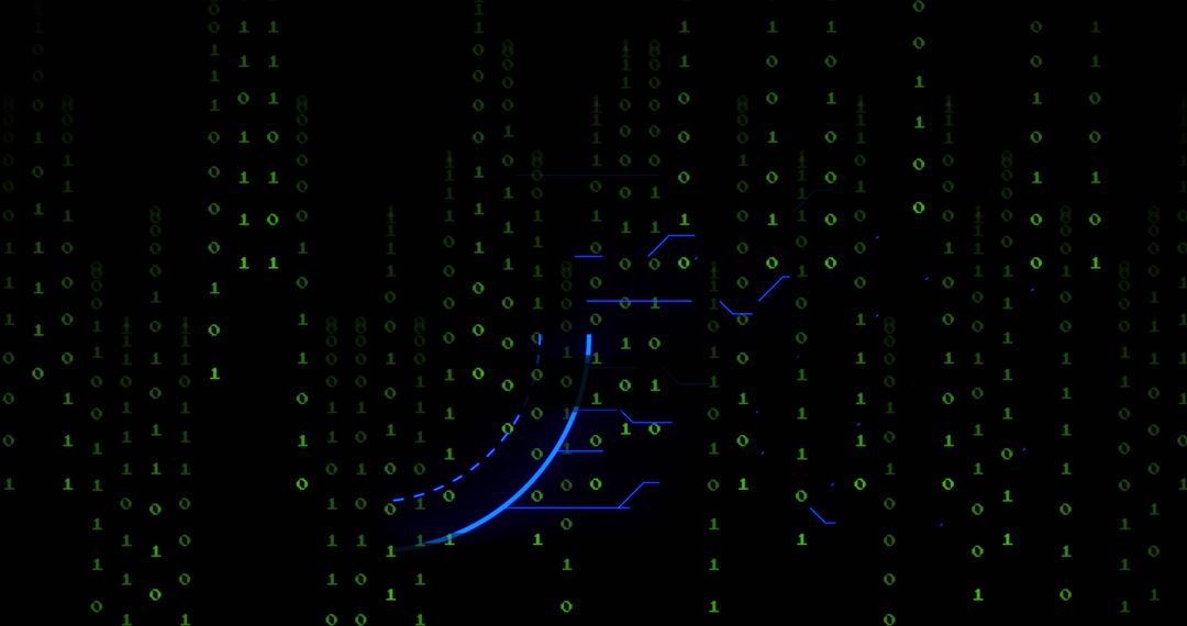 Digital Security Lock with Binary Code Overlay - Free Images, Stock Photos and Pictures on Pikwizard.com