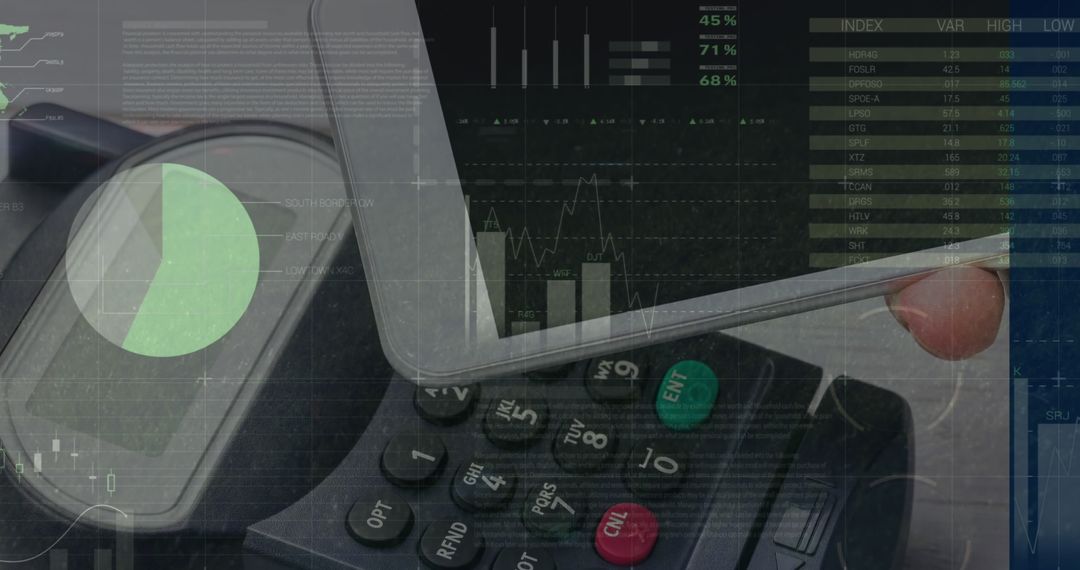 Financial Data Processing with Smartphone and Terminal