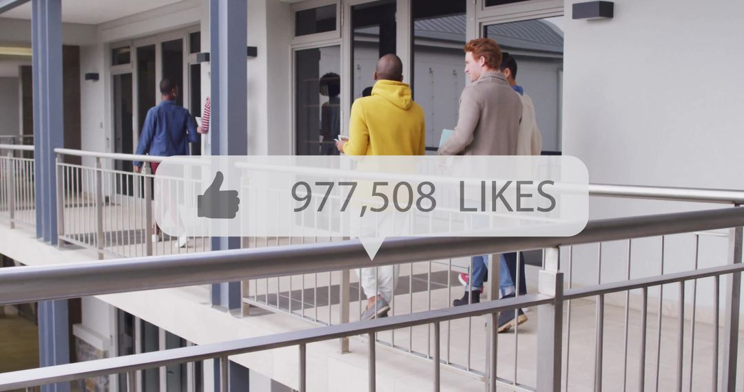 Digital Social Engagement Highlighting Popularity in Modern Campus