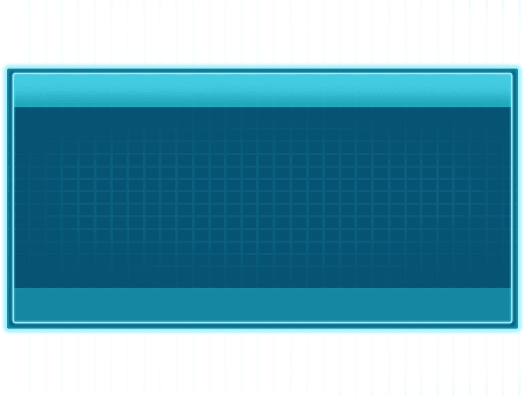 Futuristic Blue Grid Pattern on Transparent PNG Layout