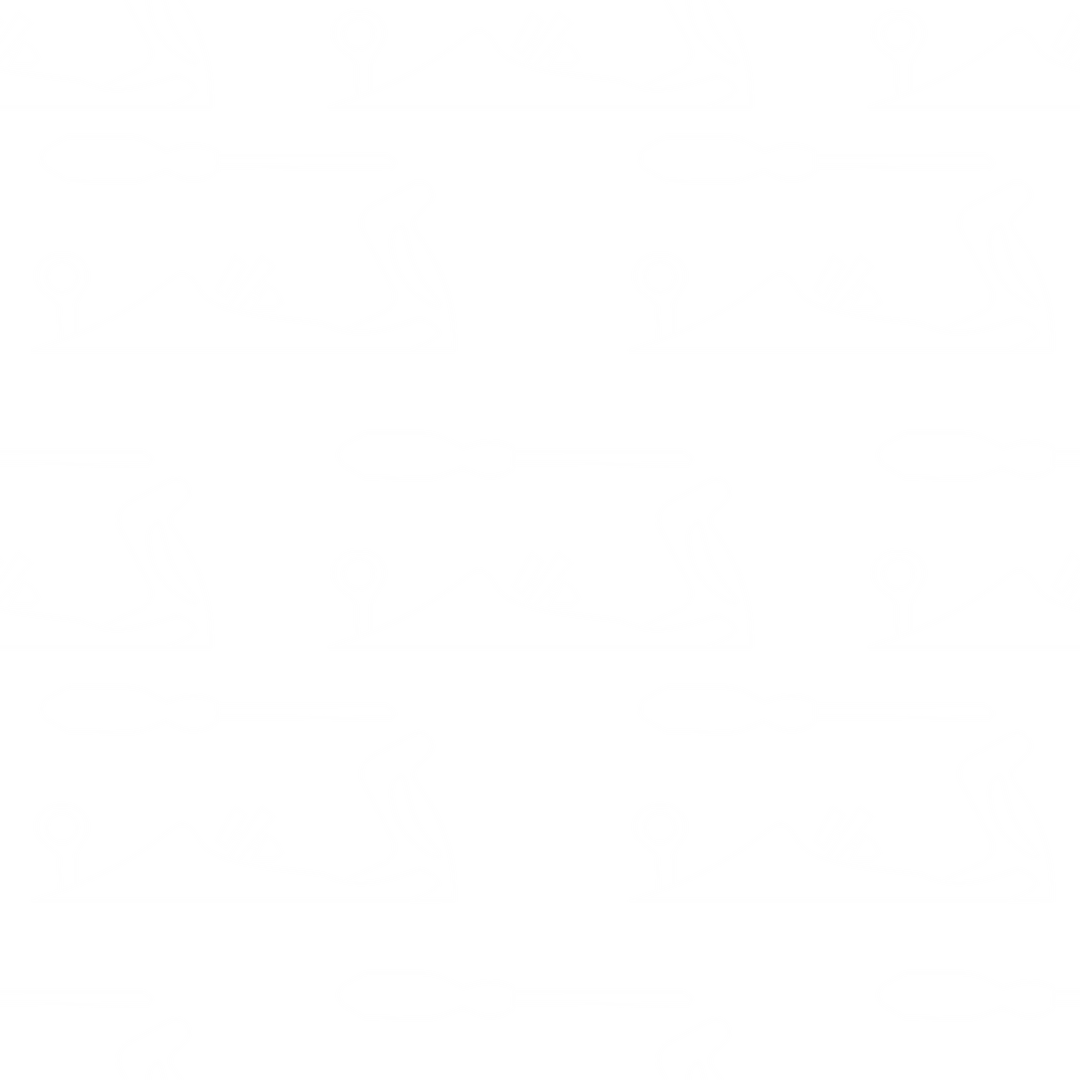 Seamless Transparent Hand Tools Pattern Black Background
