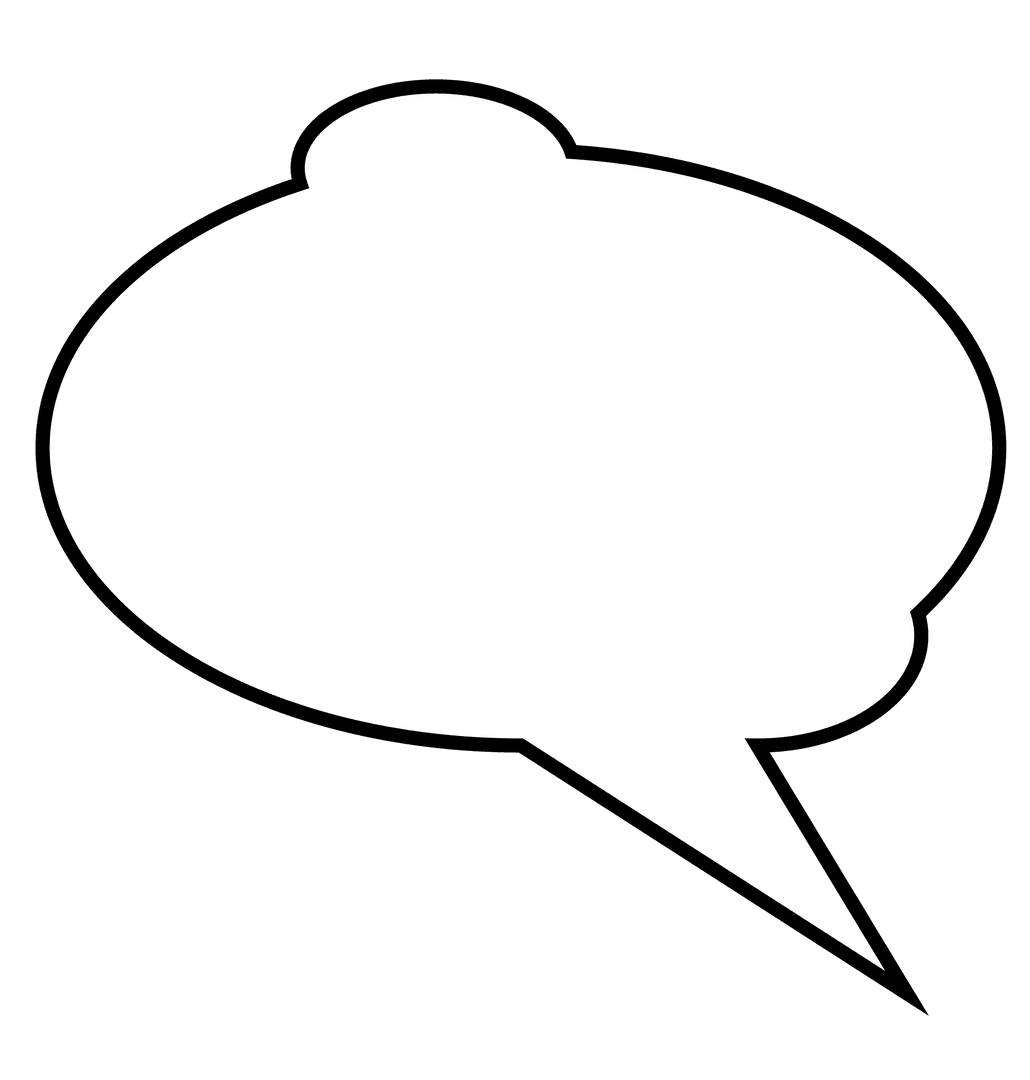 Transparent Speech Bubble Isolated Vector Illustration