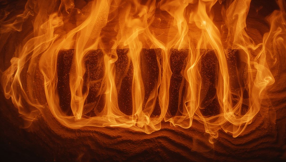 Igniting Flames with Charcoal Briquettes in Rustic Fire Pit