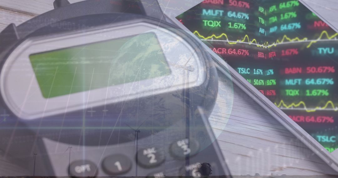 Global Business Financial Data Processing Integration Concept