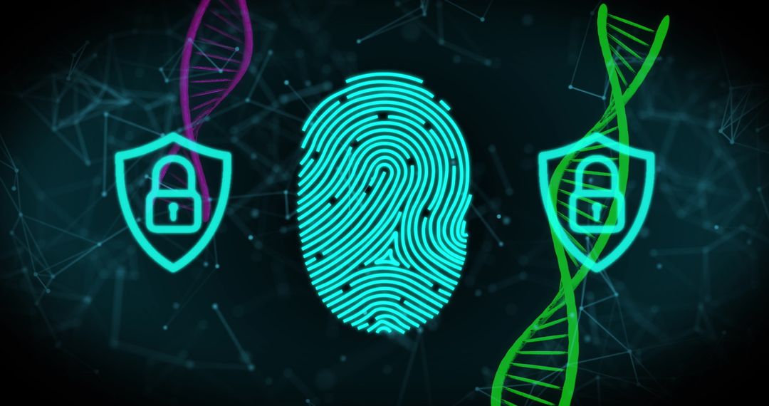 Biometric Security in Digital Medical Technology Concept