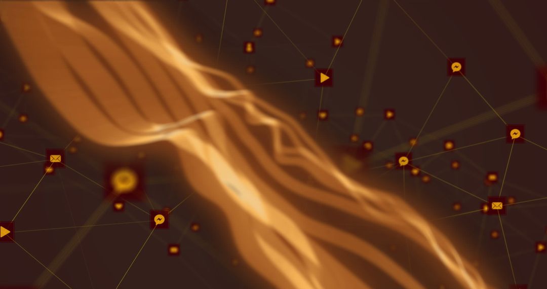 Abstract Digital Connectivity and Network Waves