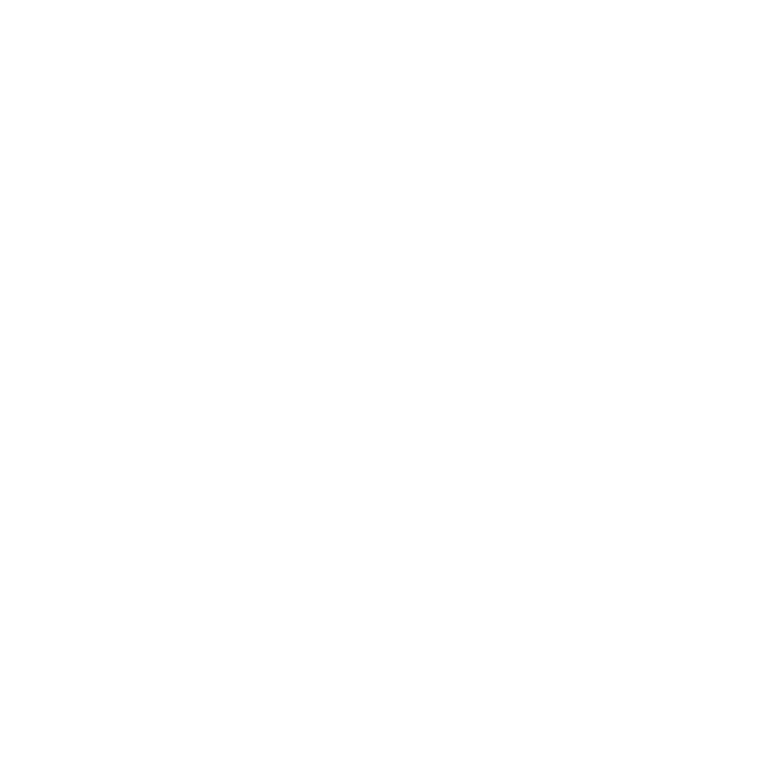 White Zigzag Arrow Pointing Left on Transparent Background