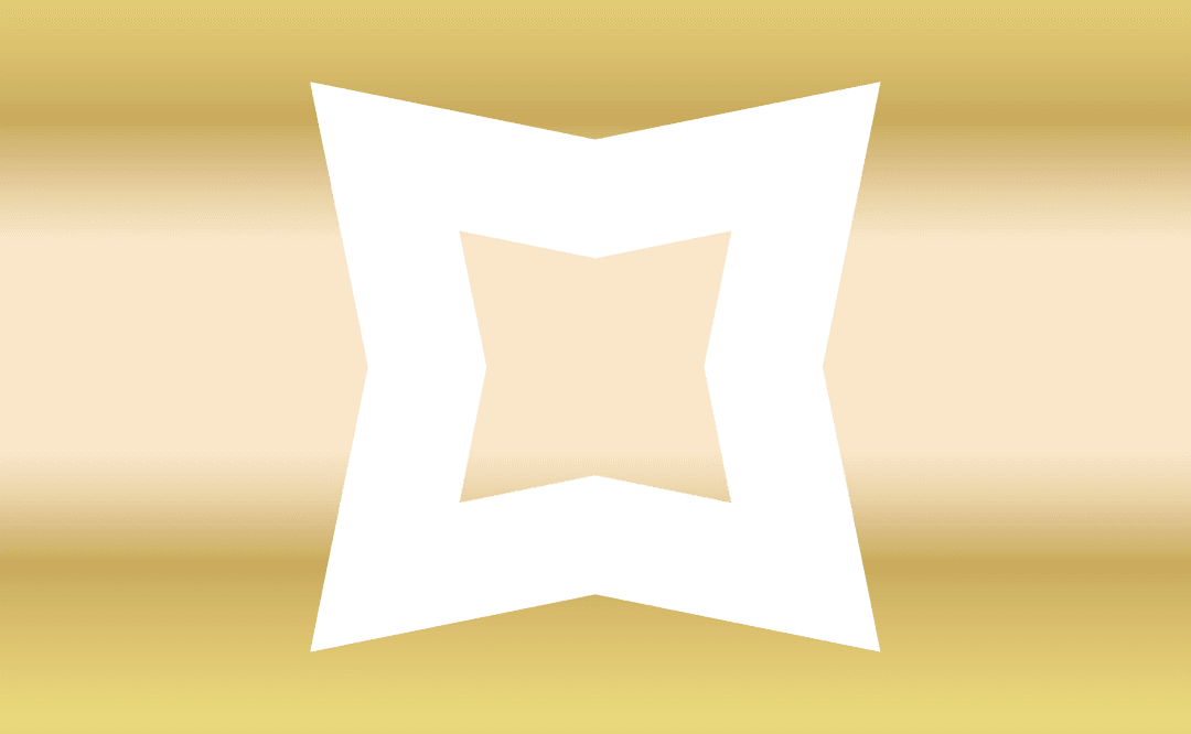 Abstract Geometric Transparent Black Frame with Golden Gradient Background