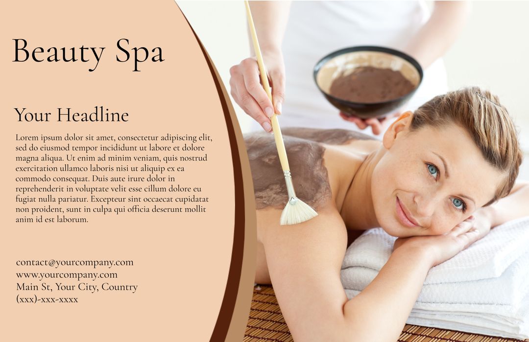 Tranquil Spa Experience with Relaxing Beauty Treatment - Download Free Stock Templates Pikwizard.com