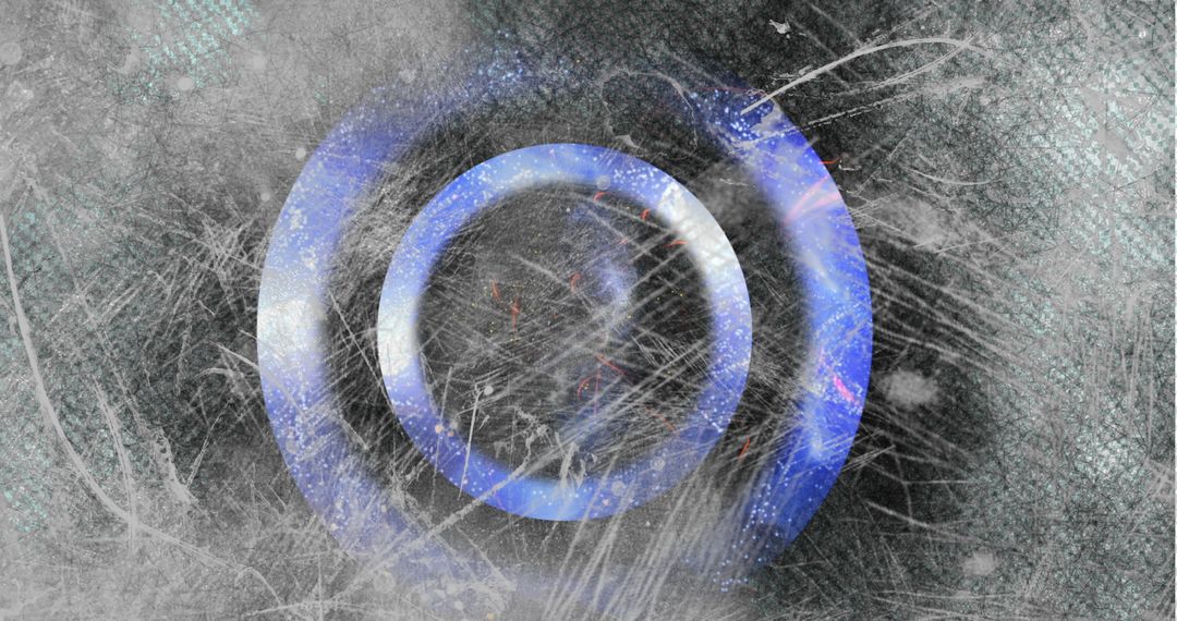 Abstract Concentric Circles Art with Textured Background
