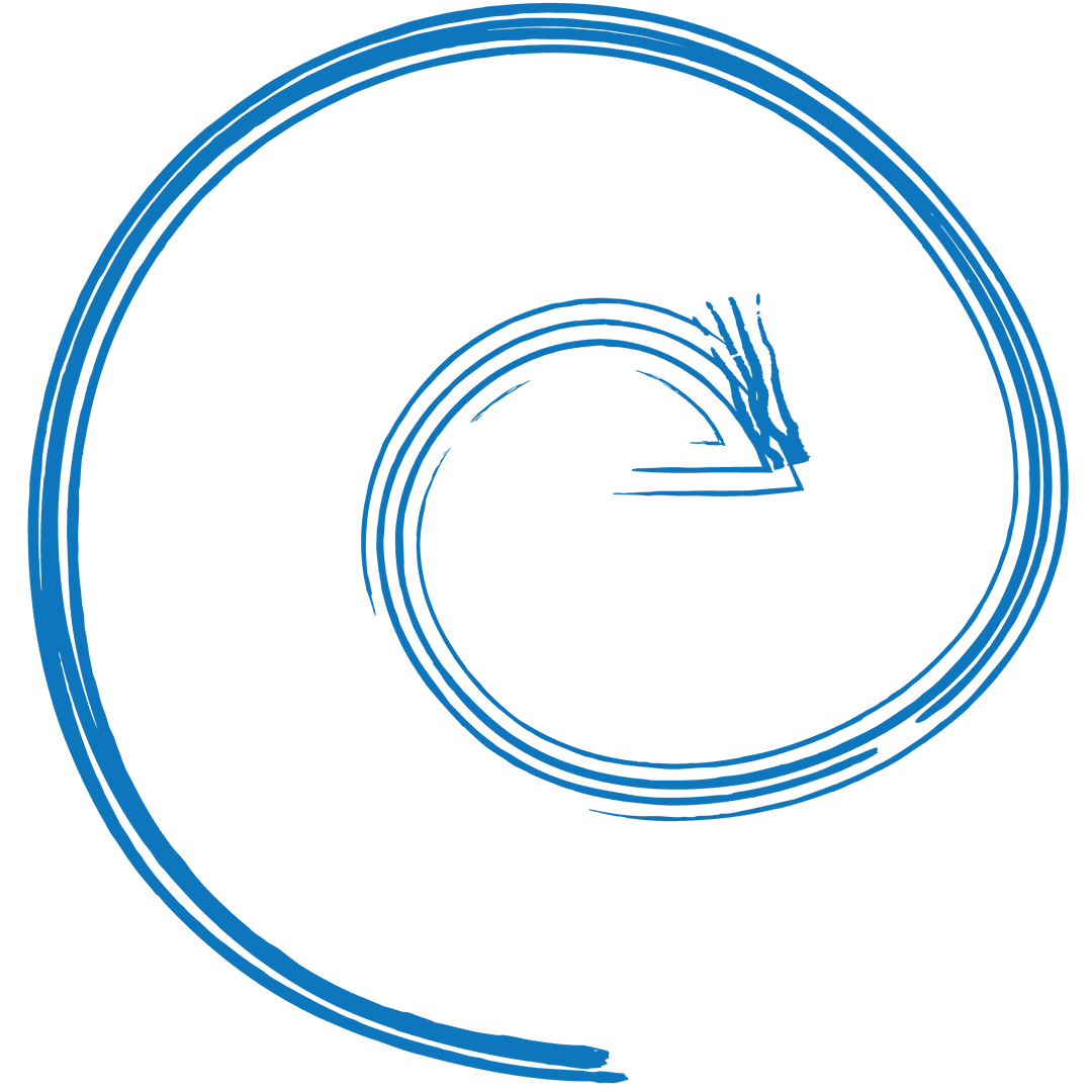 Blue Spiral Arrow on Transparent Background for Directional Design
