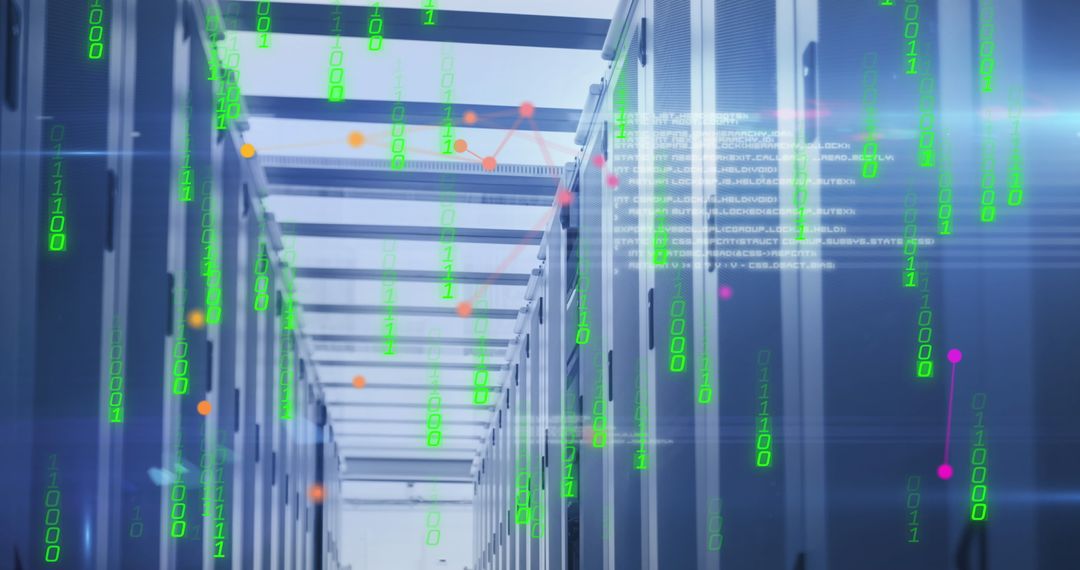 Futuristic Data Center Technology with Holographic Data Streams