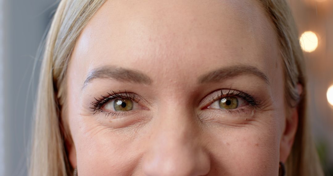 Close-Up of Smiling Person with Joyful Expression