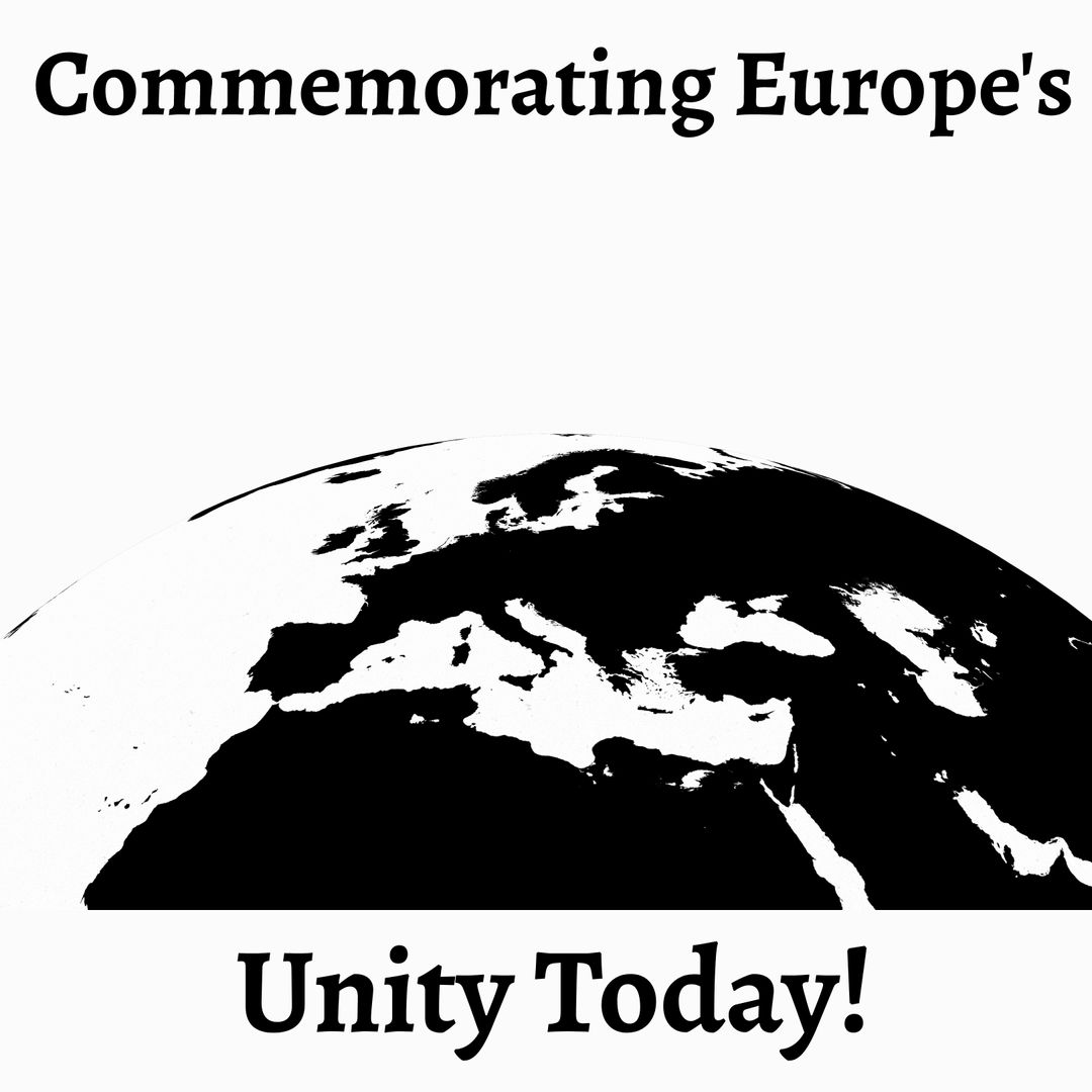Celebrating European Union Unity with Map Silhouette Design