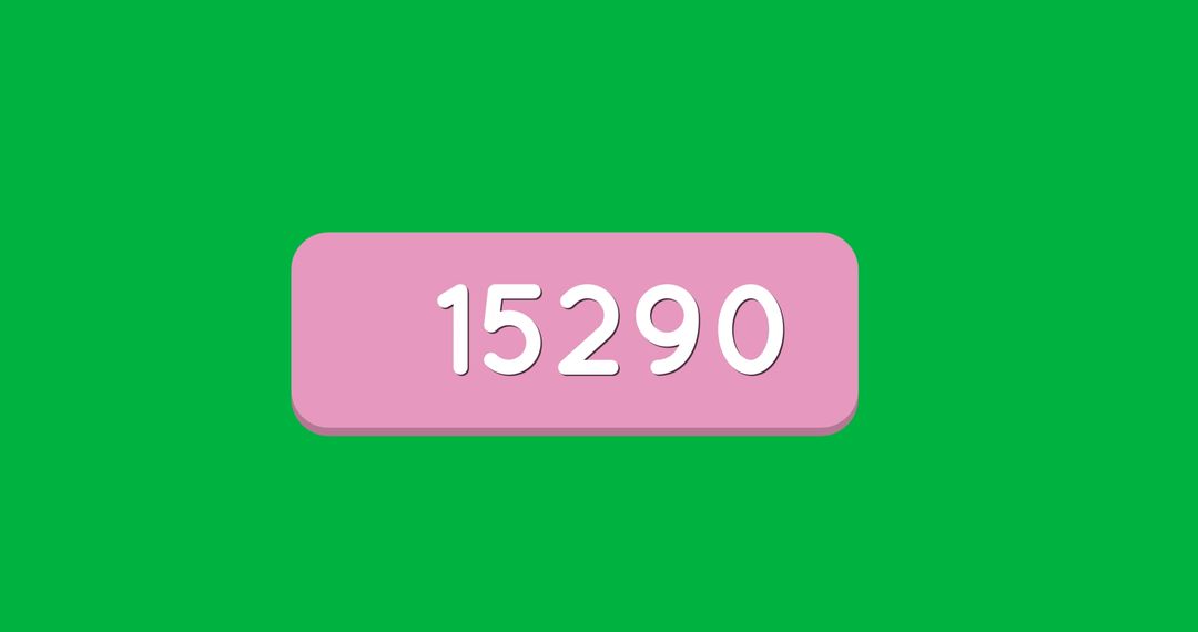 15290 Messages Highlighted on Bright Green Background