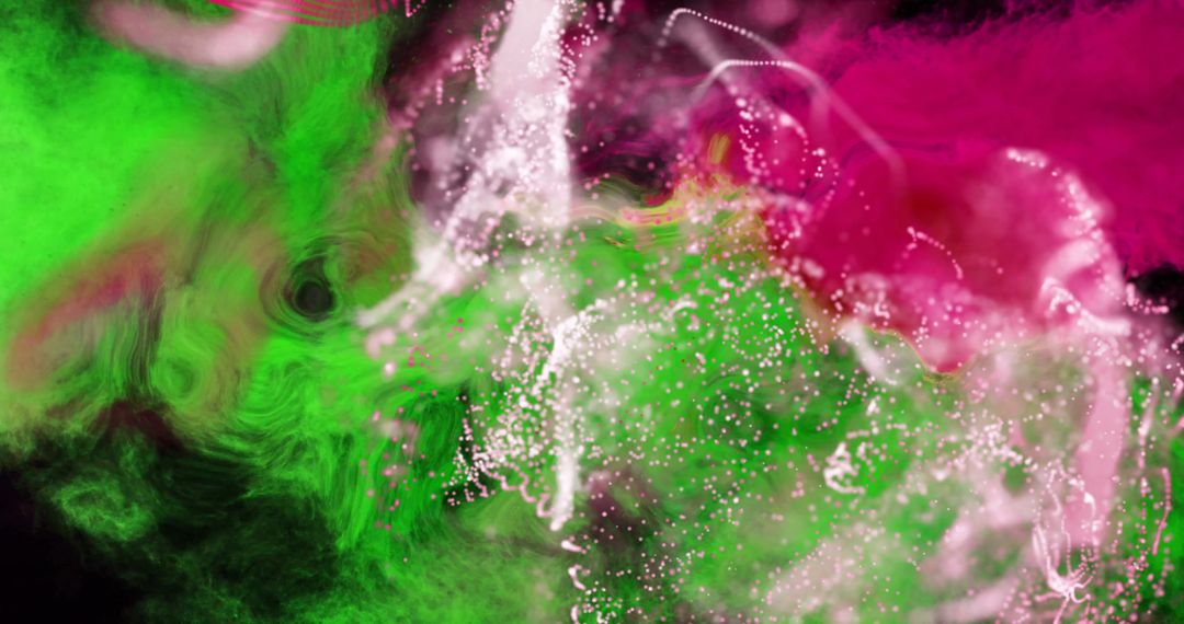 Vibrant Abstract Colorful Smoke and Light