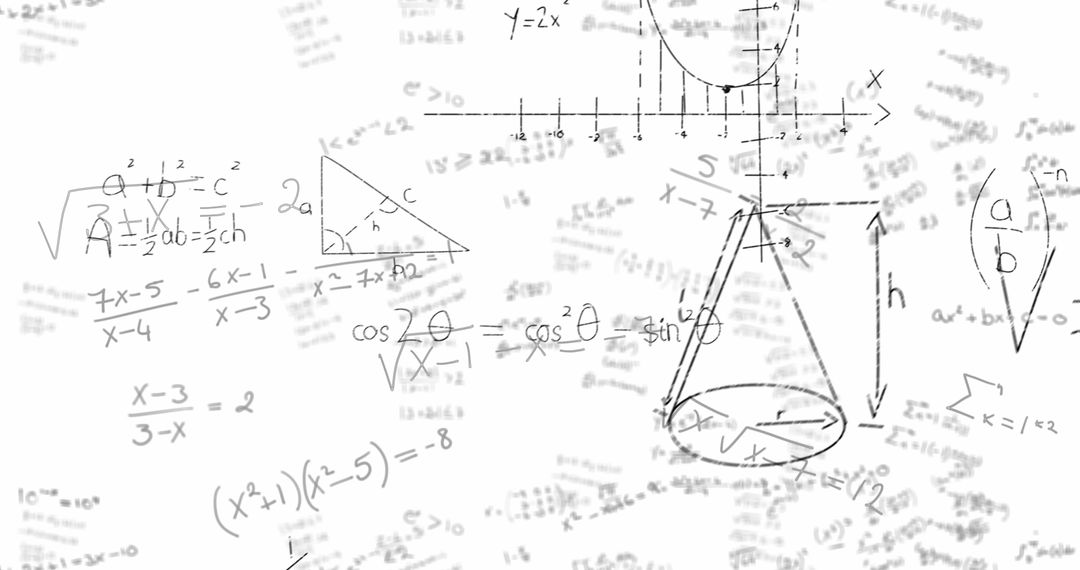 Abstract Compilation of Mathematical Equations Overlapping