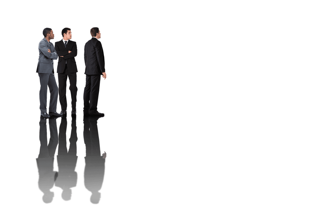 Transparent PNG Diverse Businessmen in Professional Attire