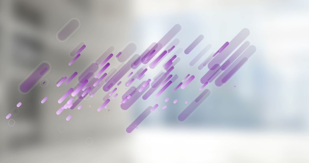 Translucent Purple Bars Creating Modern Abstract Pattern