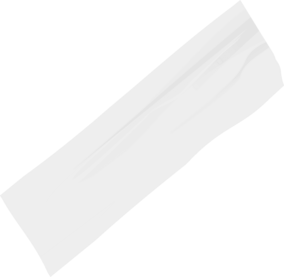 Abstract Texture of Torn White Paper on Transparent Background