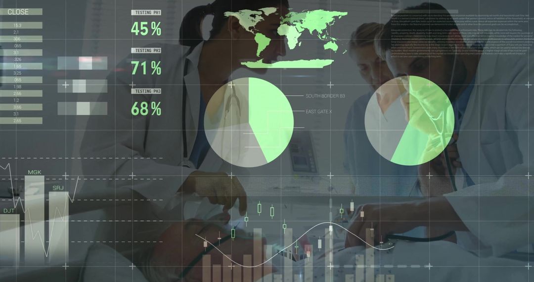 Doctors Collaborating on Medical Data Analysis with Global Elements