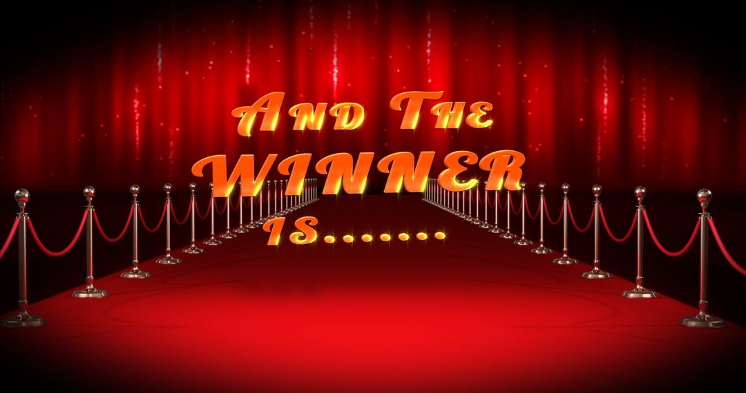 Award Ceremony Red Carpet Announcement Background
