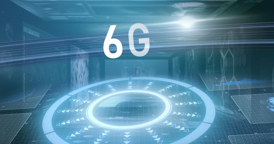 Futuristic Interface Highlighting 6G Technology Advancements
