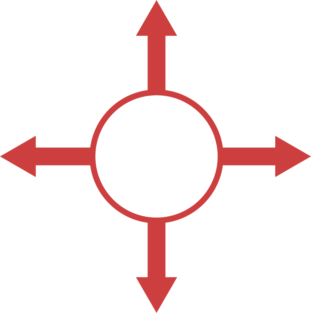 red arrows with circle on transparent background showing direction - Download Free Stock Images Pikwizard.com