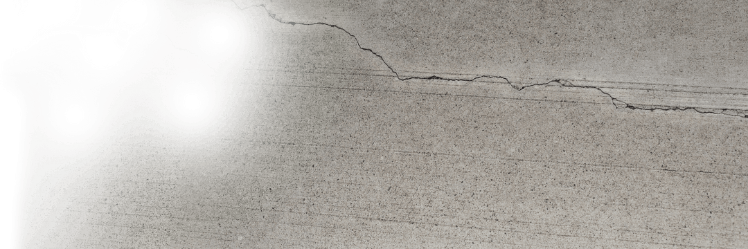 Transparent View of Cracked Concrete Texture Wall for Architectural Volunteers