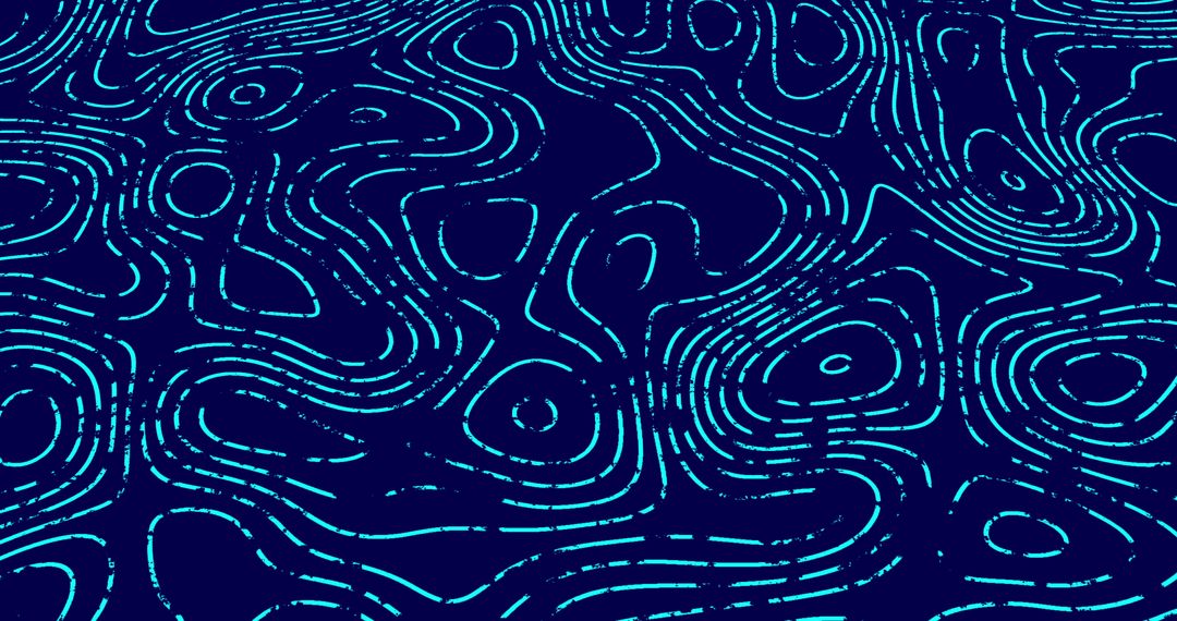 Hypnotic Blue Line Patterns in Captivating Motion