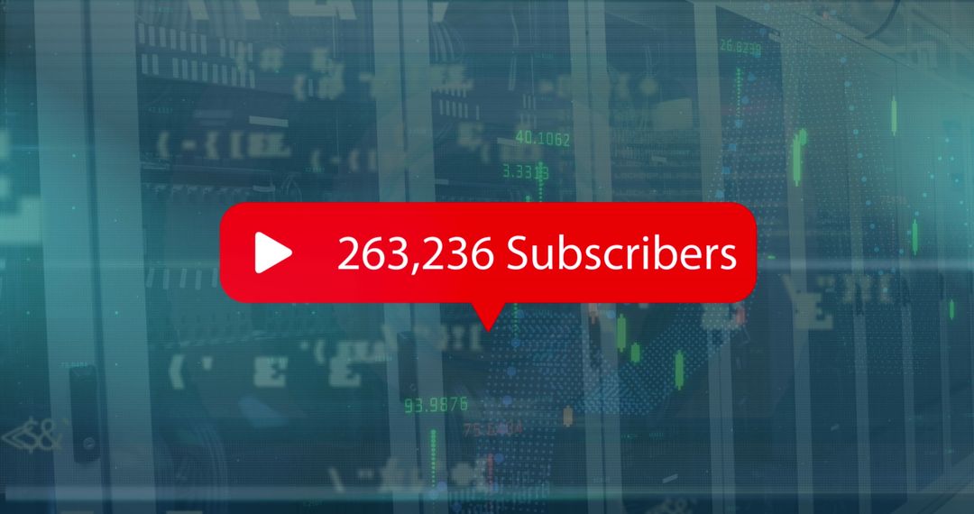 Growing Online Followers Real-Time Analytics Digital Background