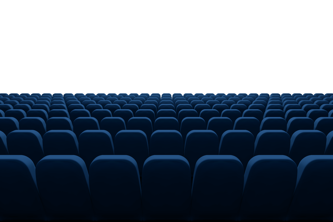 Transparent Illustration of Blue Cinema Seats in Theater - Download Free Stock Images Pikwizard.com